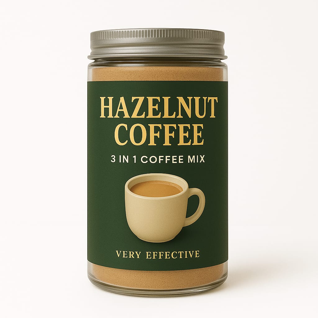 قهوة كيتو 3 في 1 – بندق