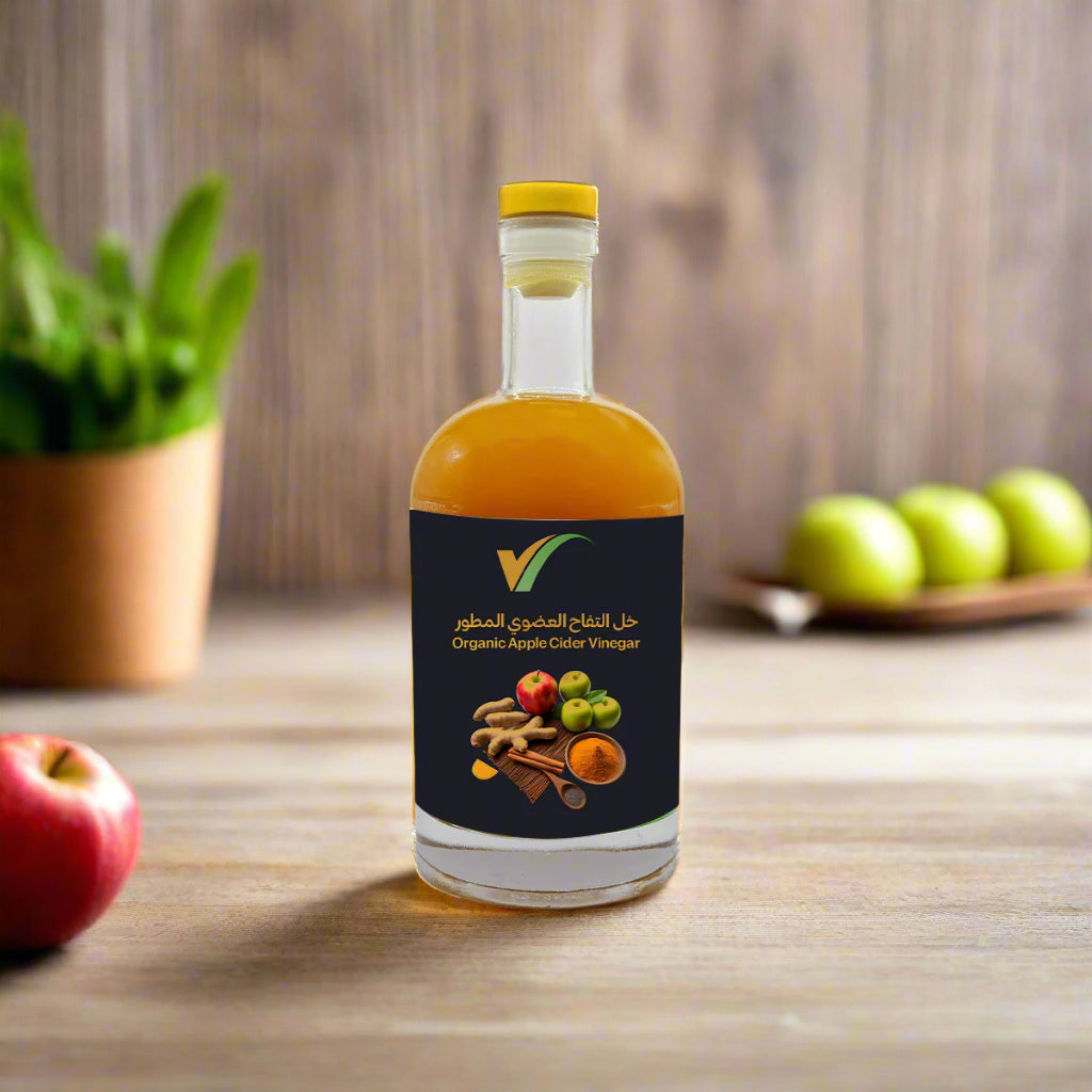 خل التفاح العضوي المطور 500 مل