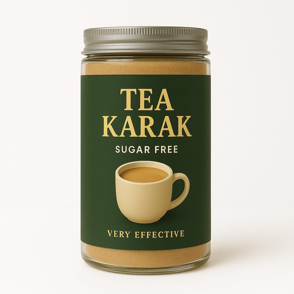Sugar-Free Karak Tea