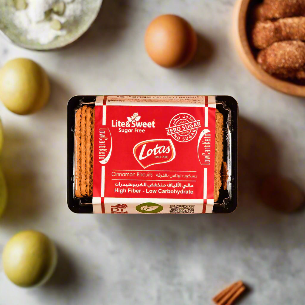Lite & Sweet Sugar-Free Cinnamon Lotas Biscuit 200g